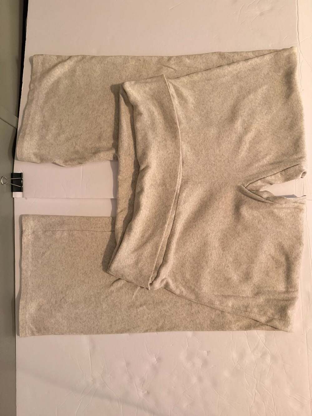 Chrome Riot XL Heather Oatmeal Foldover Waist Lounge Pants